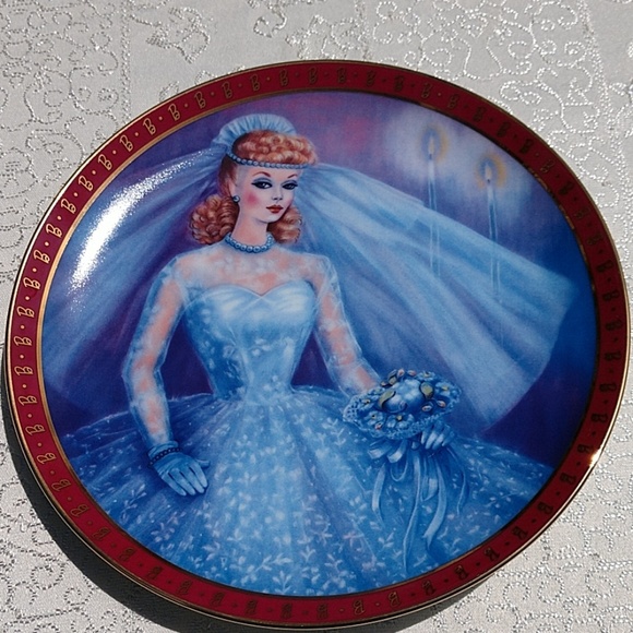 barbie collector plates